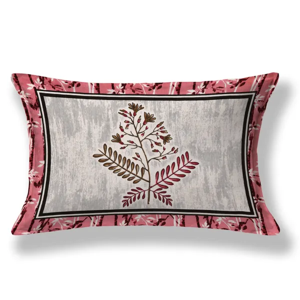 Pink_Cotton_Botanical_Majesty_Double_Bedsheet_With_Pillow_Cover_70X100_Cm
